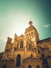 Traditional Cathedral building in Beaune, France