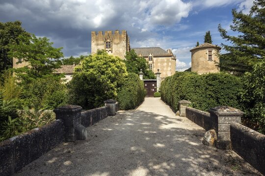 Ch&acirc;teau d Allemagne en Provence, Allemagne-en-Provence, D&eacute;partement Alpes-de-Haute-Provence, Provence, France
