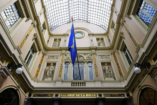 Royal Saint-Hubert Galleries, Queen&rsquo;s Gallery, Ilot Sacre, Brussels, Belgium
