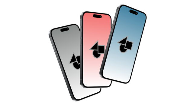 Mobile Side Multiple 3 &ndash; Smartphone Screen Presentation with Hand Gestures, Swipe Scroll Tap Click Animation, Vertical App UI UX Showcase, Social Media Story Template