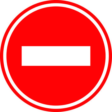Red Stop Sign Icon