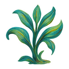 PNG Elegant botanical illustration with vibrant colors.