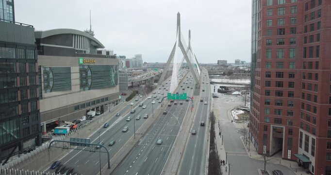 Boston Zakim Bridge Time Lapse