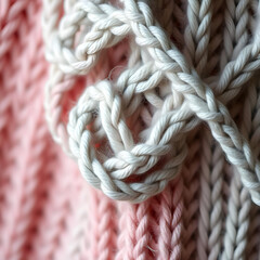 rope on a white background