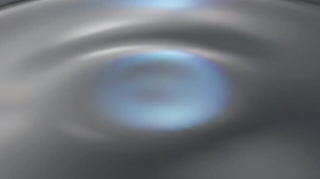 Soft Chrome Surface &mdash; Breathing Reflections Minimal Futuristic Seamless 4K Loop for Interfaces