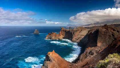 Sierkussen Canarische Eilanden los baraccos cliffs and rocky coast tenerife canary islands  © Amanda