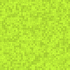 Vector Illustration Y2k Seamless pattern of vibrant lime green pixel grid with subtle square mosaics and glowing variations, evoking big data streams, AI neural networks, fintech crypto visualizations