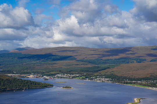 View over Loch Linnhe and Corpach from Cow Hill