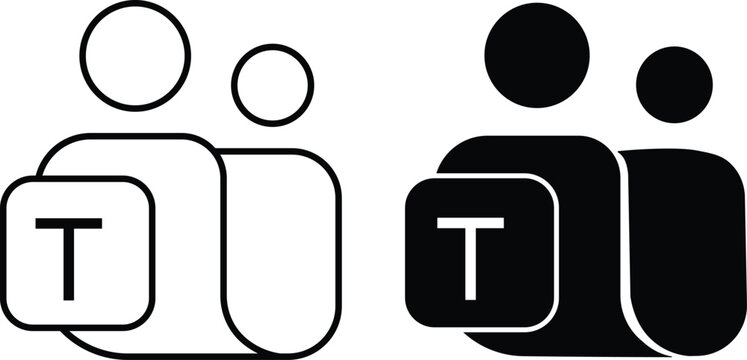 Microsoft Teams logo icon. updated Microsoft team logotype. MS team icon. Collection of Microsoft Teams logo vector set, scalable icons in high quality 