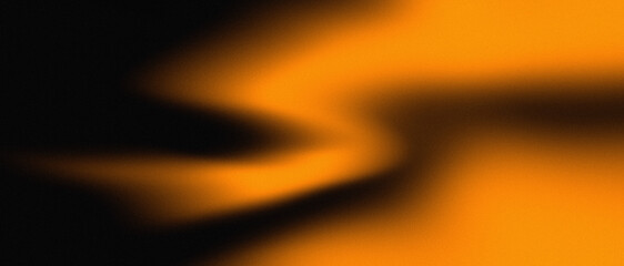 Glowing grainy gradient background with orange shape, abstract poster header cover backdrop design