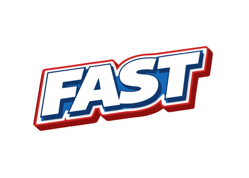 fast 3D text vector
Vector 3D text on a white background
