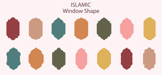 ramadan kareem set stylish frame, promotions and advertising banner.