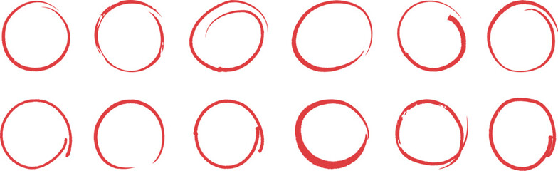 "Hand-Drawn Circular Sketch Frames – Crayon, Marker, and Scribble Line Round Outlines for Highlights and Graphic Design" © Janith