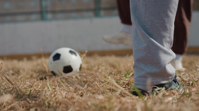 player readies catch, player focused and ready for action, sportsperson vigilant and poised to intercept ball, competitor alert and positioned carefully to successfully capture incoming pass