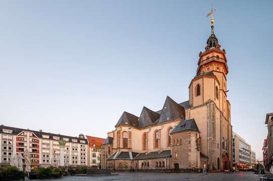 St. Nicholas Church in Leipzig, Saxony, Germany