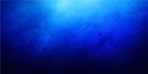 Obraz premium A bright underwater scene background features a deep blue ocean loop with diving bubbles and sunlight beams shining from the water surface through a marine nature wave illustration