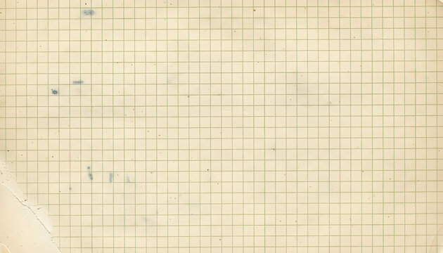 Cream and Green Graph Paper