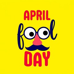 Fototapeta premium April Fool Day Face.