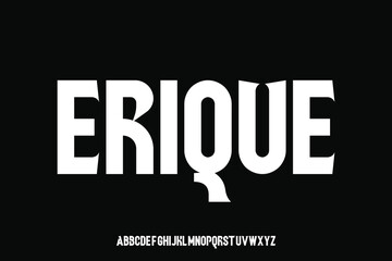 Display alphabet font vector design suitable for headline, poster, logo, magazine and many more