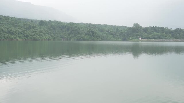 Wang Bon Reservoir, Nakhon Nayok Province, Thailand. Lake