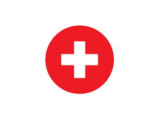 Obraz premium Medical cross icon and illustration design and vector design