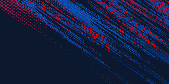 Exclusive red and black color combination sport racing car livery design, for universal medium eps10 vector ready to print.