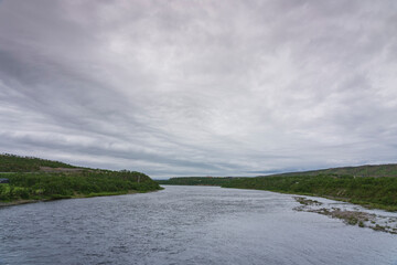 Tana river, Tana, Finnmark, Norway