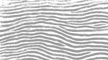 Obraz premium Abstract pattern of textured grey wavy stripes on a white background