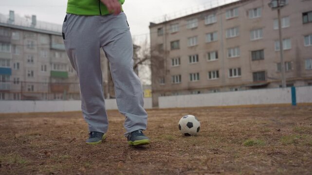 player performs stylish ball flicks, freestyle training mixing tricks and precise control, skilled soccer player demonstrates elegant flicks and complex trick shots during training sessions