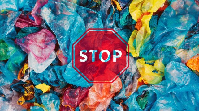 Stop plastic pollution with a call to action against waste in the environment