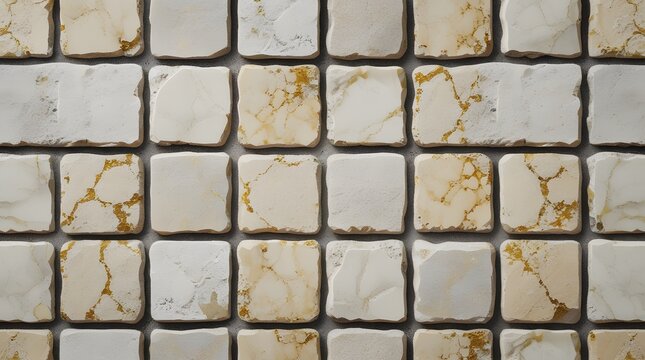 PBR Marble Cobblestone Texture Seamless Pavement Base color