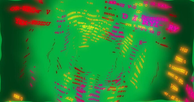 Bands rippling inward, vortex rotating into spiral, showing data collapse on transparent background