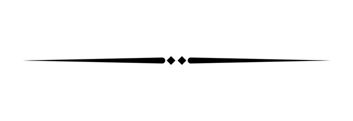 Minimal horizontal decorative divider line
