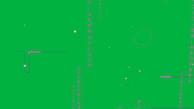 Dashed circle appearing, pink blobs moving, donut growing to highlight nodes on transparent canvas