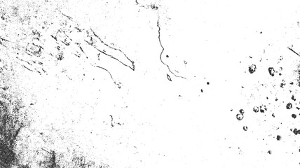 Obraz premium Black ink splatters and textured grid pattern on white background stain