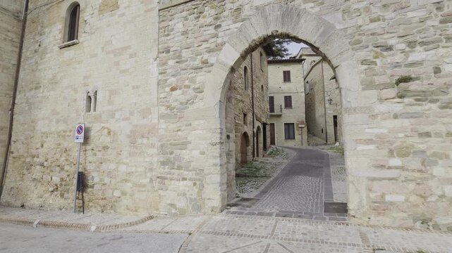 View of Montefalco, a medieval village in the province of Perugia, Italy.