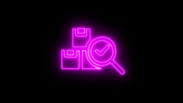 Document review process and quality control concept. magnifying glass over a document icon with checklist, Document review and approval. 4K video rendering animation.