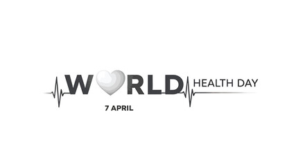 Fototapeta premium World Health Day logo vector