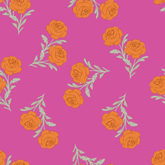 Obraz premium seamless floral pattern