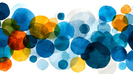 Soft abstract shapes positioned on edges, clean empty center space, modern modular background for graphic design