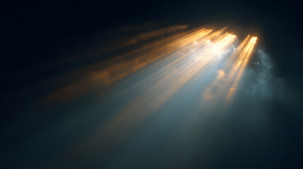 Soft cinematic light rays through subtle haze, transparent glow effect, realistic light overlay, ultra detailed