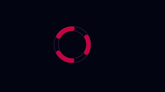 Black gradient dotted round loading page video design
By 4K animation