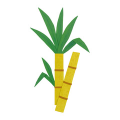 Naklejka premium PNG Colorful sugarcane illustration design.