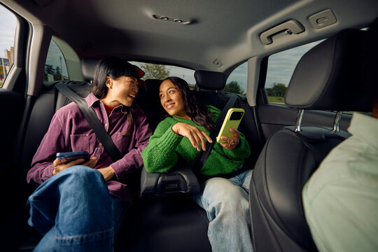 Friends are traveling by car