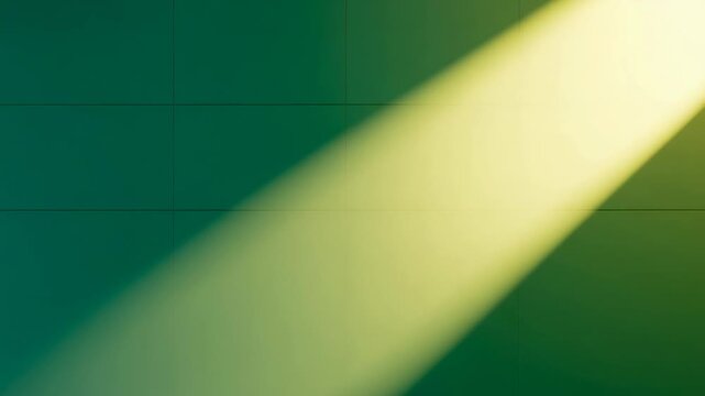 Starting top-right, diagonal beam brightening across teal background, revealing tiled panel grid