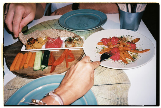 Vegan Appetizers and Carrot Dish