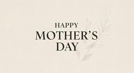 Happy mother's day greeting card