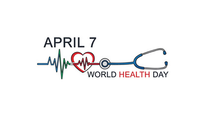 Fototapeta premium World Health Day vector icon