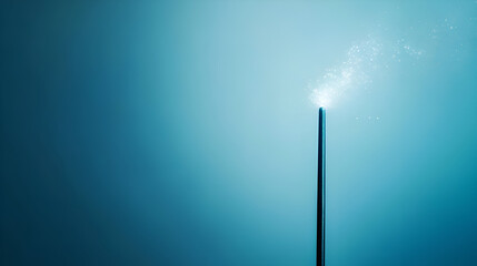 light blue background