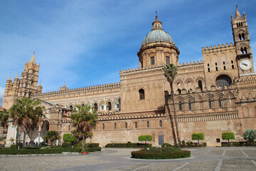 cathedral in palermo in sicily in italy  © frdric